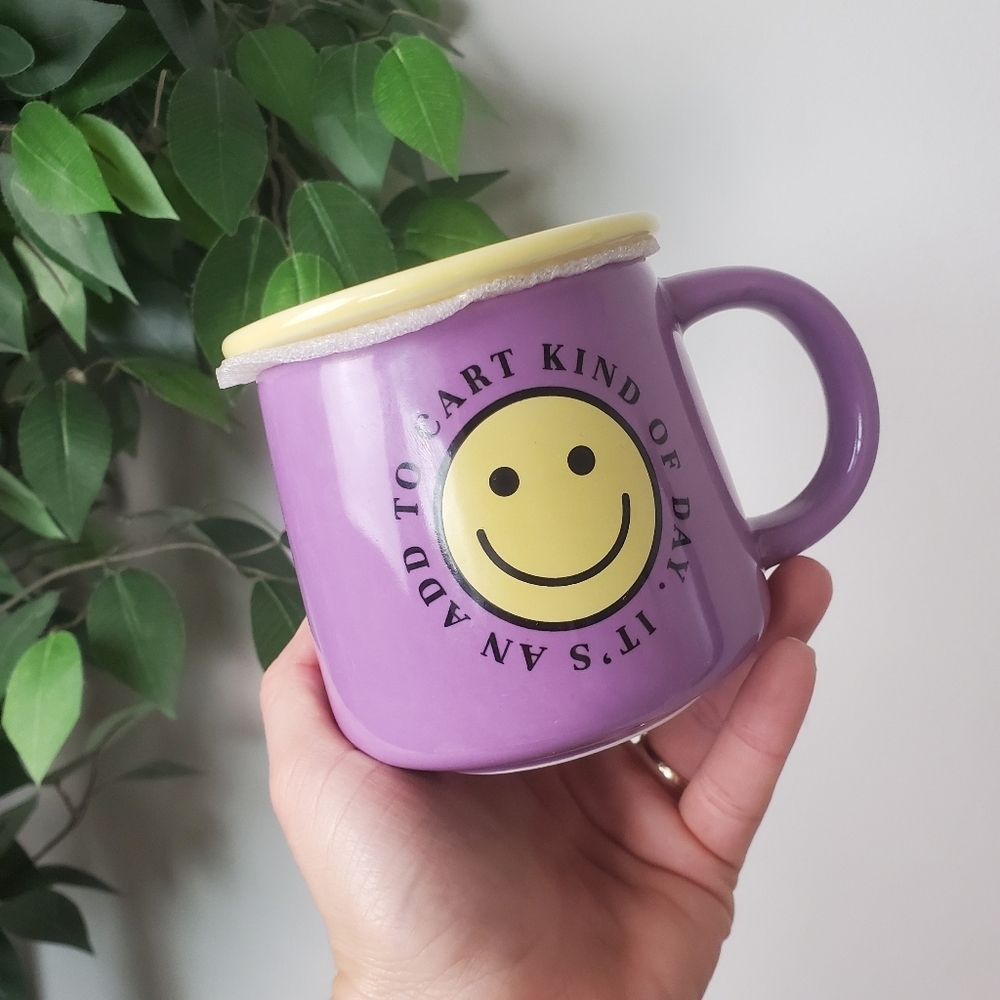 Happy Face Coffee Bean Scented Candle Soy Wax Mocha Bean